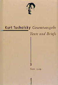 Gesamtausgabe Texte und Briefe 3