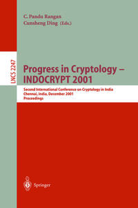 Progress in Cryptology - INDOCRYPT 2001