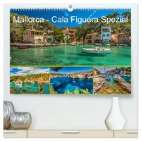 Mallorca - Cala Figuera Spezial (hochwertiger Premium Wandkalender 2025 DIN A2 quer), Kunstdruck in Hochglanz