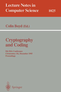 Cryptography and Coding