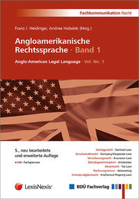 Angloamerikanische Rechtssprache · Band 1