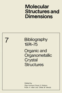 Bibliography 1974–75 Organic and Organometallic Crystal Structures