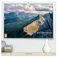 die dolomiten (hochwertiger Premium Wandkalender 2025 DIN A2 quer), Kunstdruck in Hochglanz