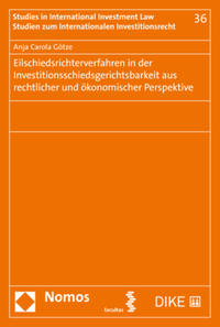 Eilschiedsrichterverfahren in der Investitionsschiedsgerichtsbarkeit aus rechtlicher und ökonomischer Perspektive