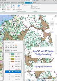 Civil 3D Version 2023 / AutoCAD MAP 3D Toolset, "farbige Darstellung" (für Anwender)