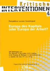 Europa des Kapitals oder Europa der Arbeit?