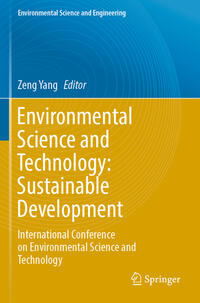 Environmental Science and Technology: Sustainable Development