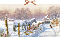 Wand-Adventskalender – Winterponys