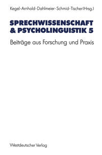 Sprechwissenschaft & Psycholinguistik 5