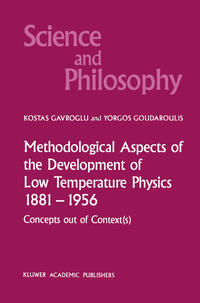 Methodological Aspects of the Development of Low Temperature Physics 1881–1956