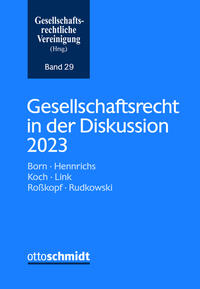 Gesellschaftsrecht in der Diskussion 2023