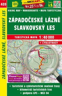 Západoceské lázne, Slavkovský les / Westböhmische Bäder, Kaiserwald (Wander - Radkarte 1:40.000)