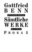 Sämtliche Werke - Stuttgarter Ausgabe. Bd. 5 - Prosa 3 (Sämtliche Werke - Stuttgarter Ausgabe, Bd. 5)