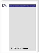 Lauterkeitsrechtliche Informationspflichten - systematische Stellung und inhaltliche Reichweite (KWI 27)