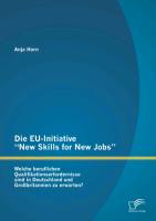 Die EU-Initiative ¿New Skills for New Jobs¿: Welche beruflichen Qualifikationserfordernisse sind in Deutschland und Großbritannien zu erwarten?