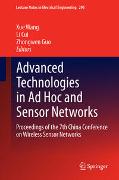 Advanced Technologies in Ad Hoc and Sensor Networks