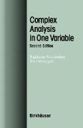 Complex Analysis in One Variable