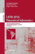 LATIN 2016: Theoretical Informatics