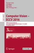 Computer Vision – ECCV 2016