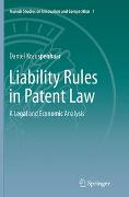 Liability Rules in Patent Law