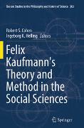 Felix Kaufmann's Theory and Method in the Social Sciences