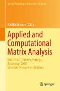 Applied and Computational Matrix Analysis