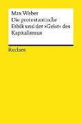 Die protestantische Ethik und der »Geist« des Kapitalismus. Studienausgabe