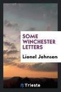 Some Winchester letters