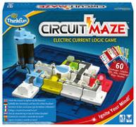 ThinkFun - 76341 - Circuit Maze -- das spannungsgeladene Logikspiel von ThinkFunk für Jungen und Mädchen ab 8 Jahren. Stromkreis mit LED-Lichtern und Schalter