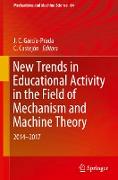 New Trends in Educational Activity in the Field of Mechanism and Machine Theory