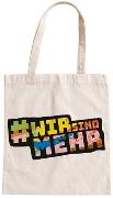 Wir sind mehr – Baumwolltasche