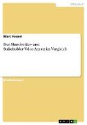 Der Shareholder- und Stakeholder-Value-Ansatz im Vergleich