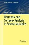 Harmonic and Complex Analysis in Several Variables