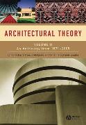 Architectural Theory, Volume 2