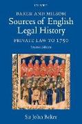 Baker and Milsom Sources of English Legal History