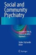 Social and Community Psychiatry