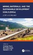 Mining, Materials, and the Sustainable Development Goals (SDGs)