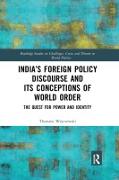 India's Foreign Policy Discourse and its Conceptions of World Order