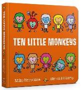 Ten Little Monkeys Board Book