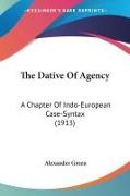 The Dative Of Agency