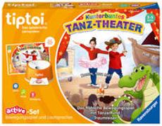 Ravensburger tiptoi® Spiel 00122 ACTIVE Set Kunterbuntes Tanz-Theater, Bewegungsspiel ab 3 Jahren