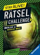 Ravensburger Stay alive! Rätsel-Challenge - Überlebe im magischen Wald - Rätselbuch für Gaming-Fans ab 8 Jahren