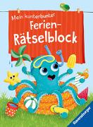 Ravensburger Mein kunterbunter Ferien-Rätselblock - Rätselspaß im Urlaub, auf Reisen oder Zuhause - Rätselblock ab 7 Jahre