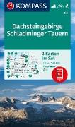 KOMPASS Wanderkarten-Set 293 Dachsteingebirge, Schladminger Tauern (3 Karten) 1:25.000