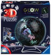 Ravensburger 3D Puzzle 11544 - Glow In The Dark Sternenglobus - Der Sternenhimmel als Nachleuchtender Globus aus 180 3D Puzzleteilen - für Erwachsene und Kinder