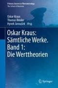 Die Werttheorien. Geschichte und Kritik