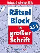 Rätselblock in großer Schrift 114 (5 Exemplare à 2,99 €)