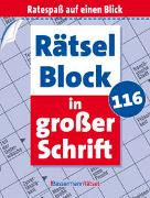 Rätselblock in großer Schrift 116 (5 Exemplare à 2,99 €)