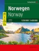 Norwegen, Autoatlas 1:250.000 - 1:400.000, freytag & berndt