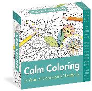 Calm Coloring Page-A-Day® Calendar 2025